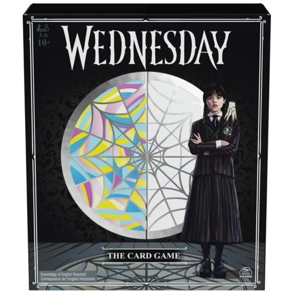 NEW Spin Master Games Wednesday Card Game